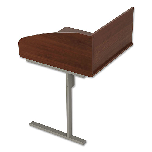 Linea Italia Study Carrell Add On, 1-Leg, 31.25 x 23.25 x 45.25, Cherry (SC802CH)