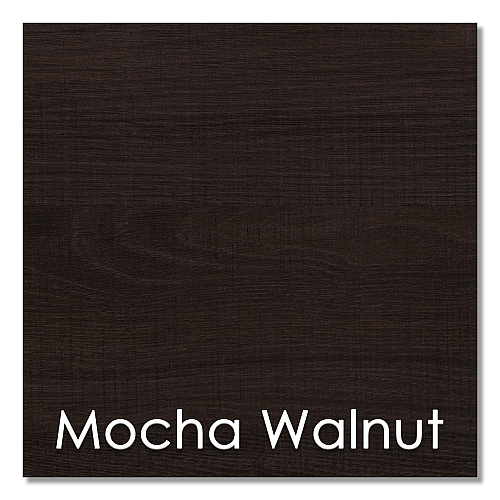 Linea Italia Trento Line Bookcase, Three-Shelf, 31.5w x 11.63d x 43.25h, Mocha (TR735MOC)
