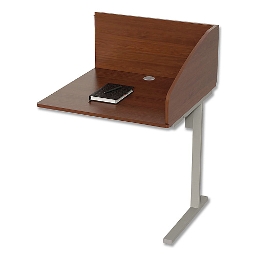 Linea Italia Study Carrell Add On, 1-Leg, 31.25 x 23.25 x 45.25, Cherry (SC802CH)