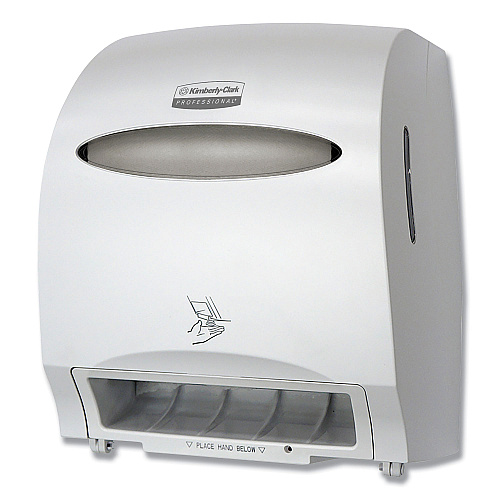 Kimberly-Clark Electronic Towel Dispenser, 12.7 x 9.57 x 15.76, White (48856)