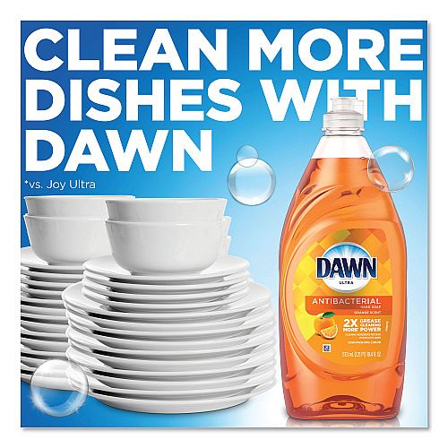 Dawn Ultra Antibacterial Dishwashing Liquid, Orange Scent, 28 oz Bottle, 8/Carton (97318)