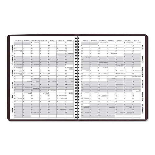 AT-A-GLANCE Monthly Planner, 11 x 9, Winestone Cover, 15-Month: Jan 2026 to Mar 2027 (7026050)