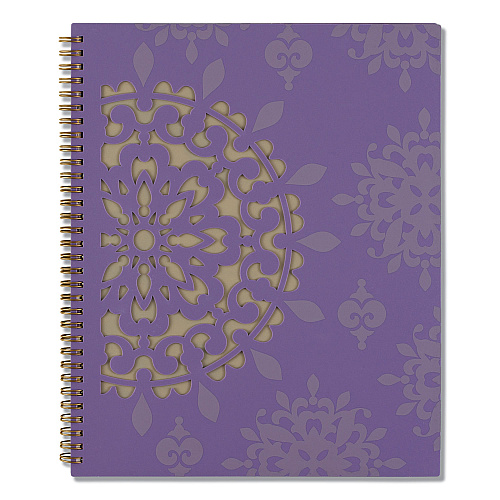 Cambridge Vienna Weekly/Monthly Appointment Book, Geometric Artwork, 11 x 8.5, Purple/Tan Cover, 12-Month (Jan to Dec): 2026 (122905)