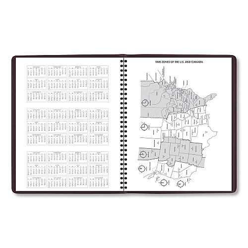 AT-A-GLANCE Monthly Planner, 11 x 9, Winestone Cover, 15-Month: Jan 2026 to Mar 2027 (7026050)