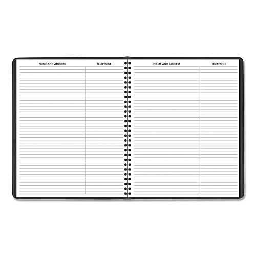 AT-A-GLANCE Monthly Planner, 11 x 9, Black Cover, 15-Month: Jan 2027 to Mar 2028 (7026005)