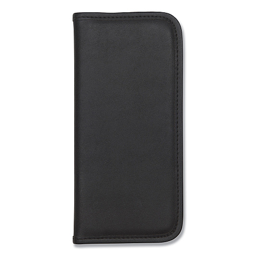 Samsill Professional Vinyl Business Card File, Holds 160 2 x 3.5 Cards, 4.75 x 10.25, Black (80850)