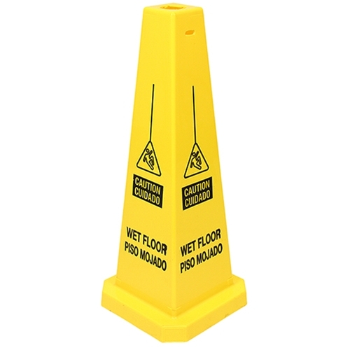 Sign 25 Inch Caution Wet Floor, Case Of 5 (23816)