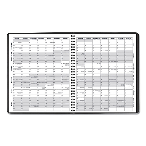 AT-A-GLANCE Monthly Planner, 11 x 9, Navy Cover, 15-Month: Jan 2026 to Mar 2027 (7026020)