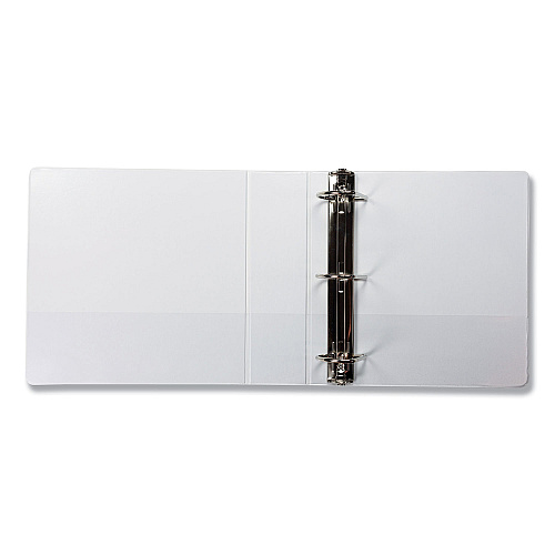 Samsill Earth's Choice Plant-Based D-Ring View Binder, 3 Rings, 3" Capacity, 11 x 8.5, White (16987)