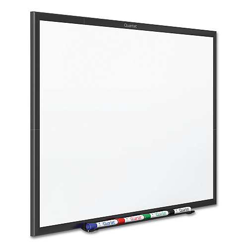 Quartet Classic Series Total Erase Dry Erase Boards, 96 x 48, White Surface, Black Aluminum Frame (S538B)
