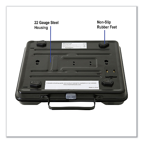 Brecknell Portable Electronic Utility Bench Scale, 250 lb Capacity, 12.5 x 10.95 x 2.2  Platform (GP250)