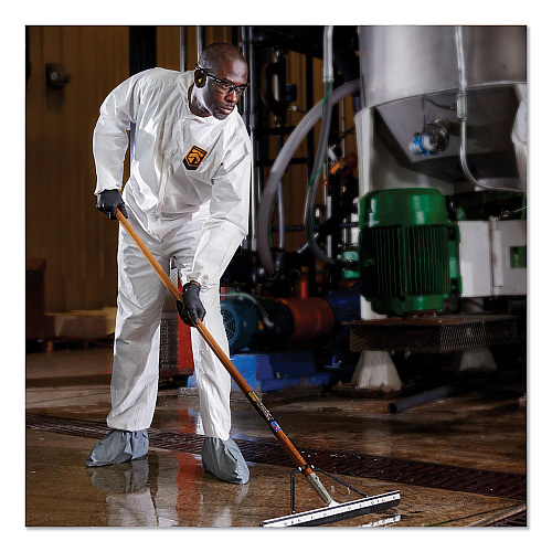 KleenGuard A45 Liquid/Particle Protection Surface Prep/Paint Coveralls, 3X-Large, White, 25/Carton (48976)