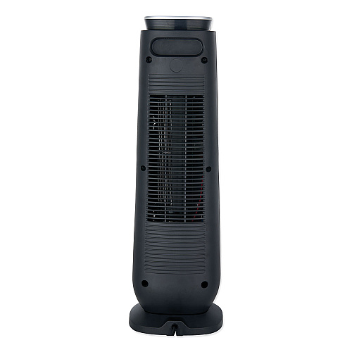 Alera Ceramic Heater Tower with Remote Control, 1,500 W, 7.17 x 7.17 x 22.95, Black (ALEHECT24)
