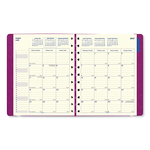 Filofax Soft Touch 17-Month Planner, 10.88 x 8.5, Fuchsia Cover, 17-Month: Aug 2025 to Dec 2026 (C1811003)