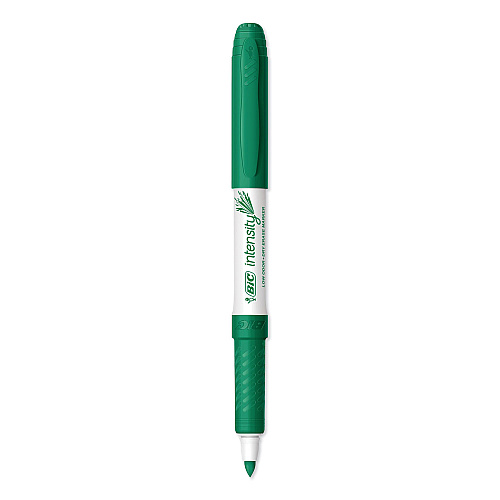 BIC Intensity Low Odor Fine Point Dry Erase Marker, Fine Bullet Tip, Green, Dozen (GDE11GN)