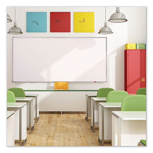 Quartet Porcelain Magnetic Whiteboard, 72 x 48, White Surface, Silver Aluminum Frame (PPA406)