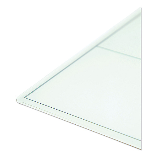 U Brands Floating Glass Dry Erase Undated One Month Calendar, 35 x 35, White (3968U0001)