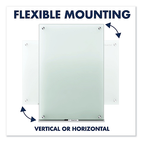 Quartet Infinity Glass Marker Board, 24 x 18, Frosted Surface (G2418F)
