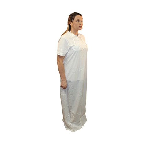 Hemmed Vinyl Apron 6 Mil 35x45 White, Case Of 72 (MHW-45)