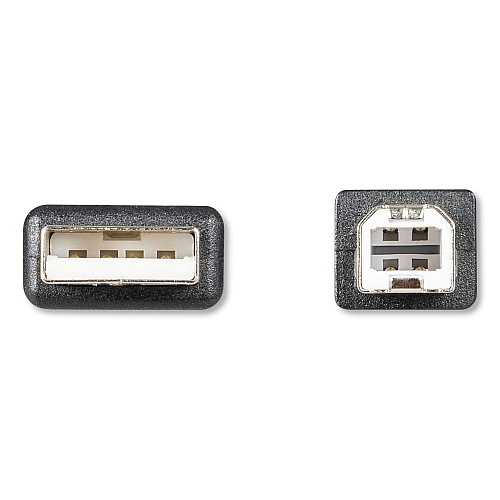 Innovera USB Cable, 10 ft, Black (IVR30005)