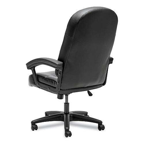 HON Pillow-Soft 2090 Series Executive High-Back Swivel/Tilt Chair, Supports Up to 250 lb, 16" to 21" Seat Height, Black (2095HPWST11T)