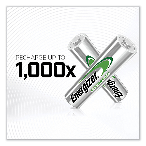 Energizer NiMH Rechargeable AA Batteries, 1.2 V, 4/Pack (NH15BP4)