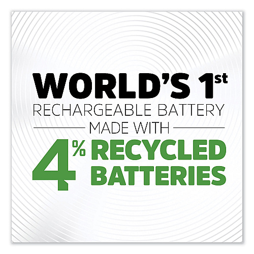 Energizer NiMH Rechargeable AA Batteries, 1.2 V, 8/Pack (NH15BP8)