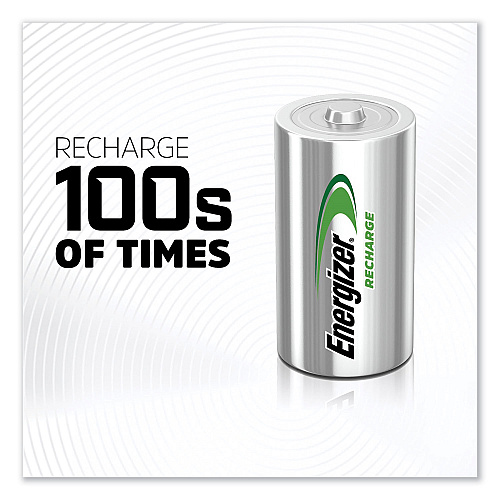 Energizer NiMH Rechargeable C Batteries, 1.2 V, 2/Pack (NH35BP2)