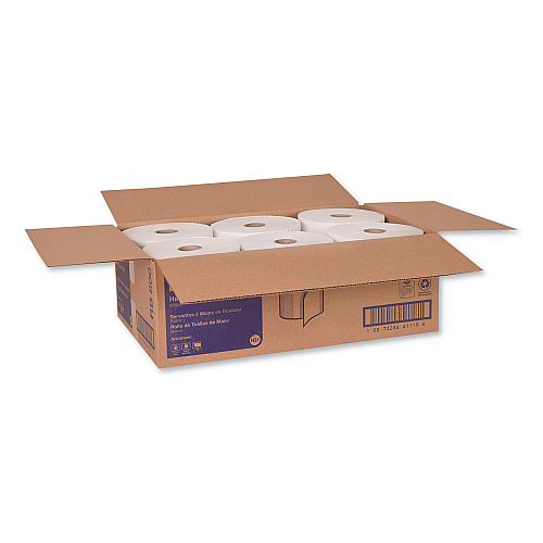 Tork&reg; Advanced Hardwound Roll Paper Towels, White, 800-ft., 6 Rolls (RB800)
