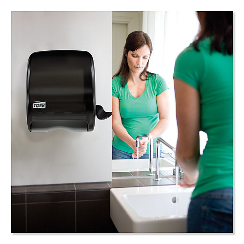 Tork&reg; Compact Hand Towel Roll Dispenser, Smoke (83TR)