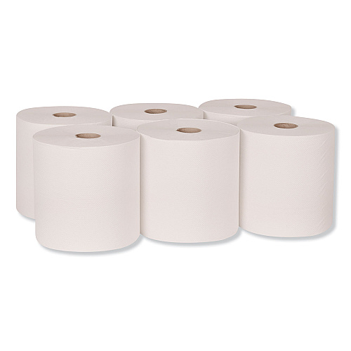 Tork&reg; Advanced Hardwound Roll Paper Towels, White, 800-ft., 6 Rolls (RB800)