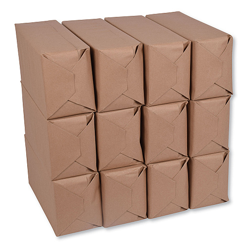 Tork&reg; Masterfold Dispenser Napkins, Brown, 500 Napkin Pack, 12 Packs (D786E)