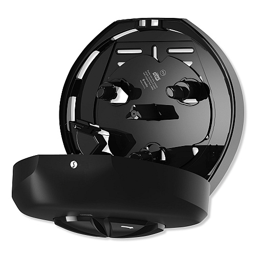 Tork&reg; OptiCore Standard Toilet Paper Dispenser, 3-Rolls, Black (565828)