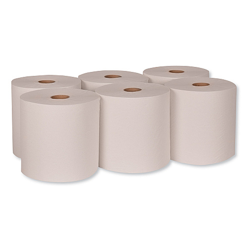 Tork&reg; Universal Hardwound Roll Paper Towels, White, 1,000-ft., 6 Rolls (RB10002)