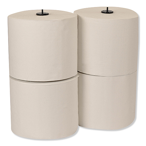 Tork&reg; Basic Hardwound Roll Paper Towels, White, 1,150-ft., 4 Rolls (291370)
