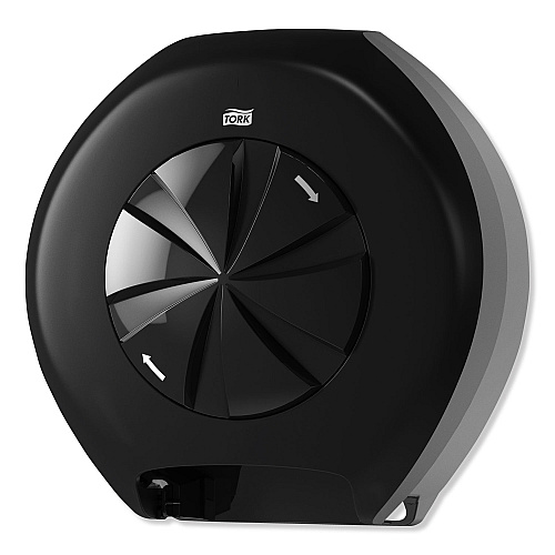 Tork&reg; OptiCore Standard Toilet Paper Dispenser, 3-Rolls, Black (565828)
