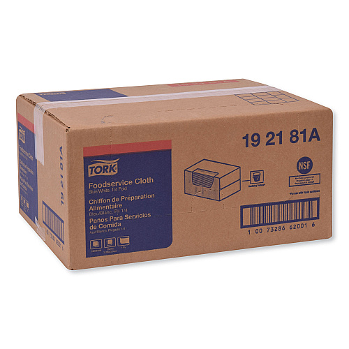 Tork&reg; Foodservice Cloth Towel, 1-Ply, 1/4 Fold, 240 Towels (192181A)