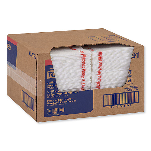 Tork&reg; Foodservice Cloth, 1-Ply, White, 150 Towels (192191)