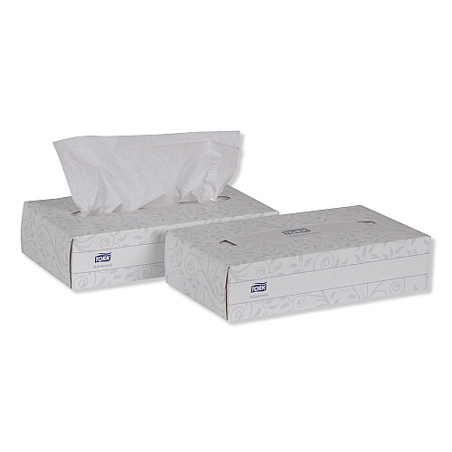 Tork&reg; Advanced Facial Tissue, 2-Ply, 100 Tissue Box, 30 Boxes (TF6810)