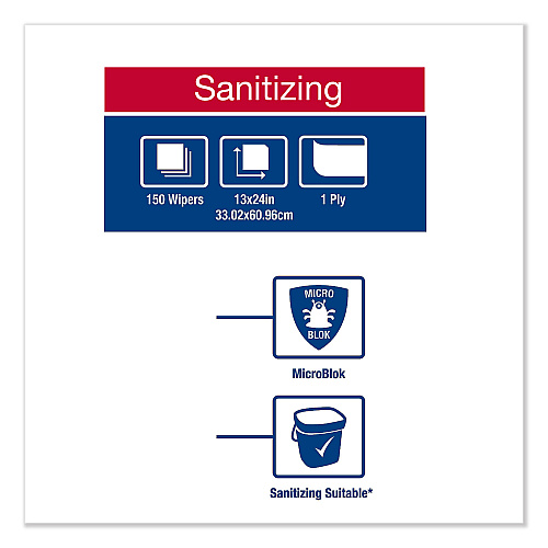 Tork&reg; Foodservice Cloth, 1-Ply, White, 150 Towels (192191)