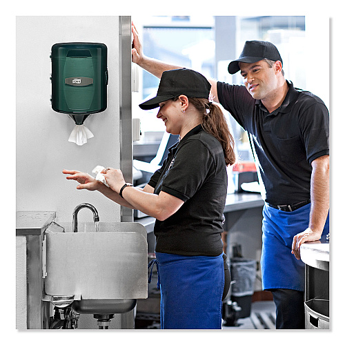Tork&reg; Centerfeed Paper Hand Towel Dispenser, Smoke (93T)