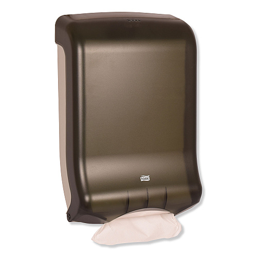 Tork&reg; Multifold and C-Fold Hand Towel Dispenser, Smoke (73TR)