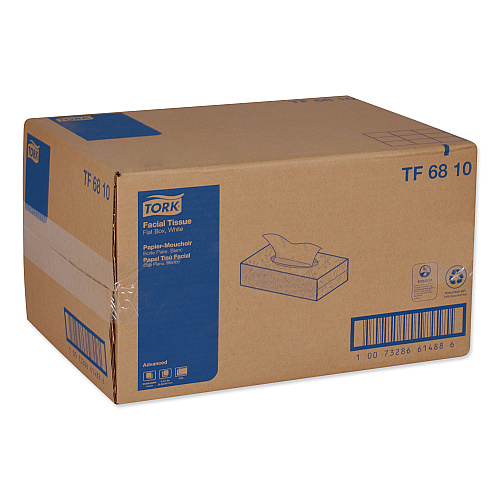 Tork&reg; Advanced Facial Tissue, 2-Ply, 100 Tissue Box, 30 Boxes (TF6810)