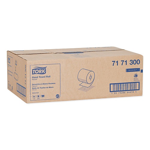 Tork&reg; Universal Hardwound Roll Paper Towels, Brown, 800-ft., 6 Rolls (7171300)