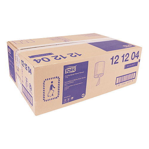 Tork&reg; Center-Pull Paper Hand Towels, White, 2-Ply, 6 Rolls (121204)