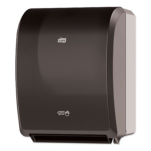 Tork&reg; Electronic Hand Towel Roll Dispenser, 7.5" Roll, Black (771728)
