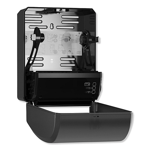 Tork&reg; Electronic Hand Towel Roll Dispenser, 7.5" Roll, Black (771728)