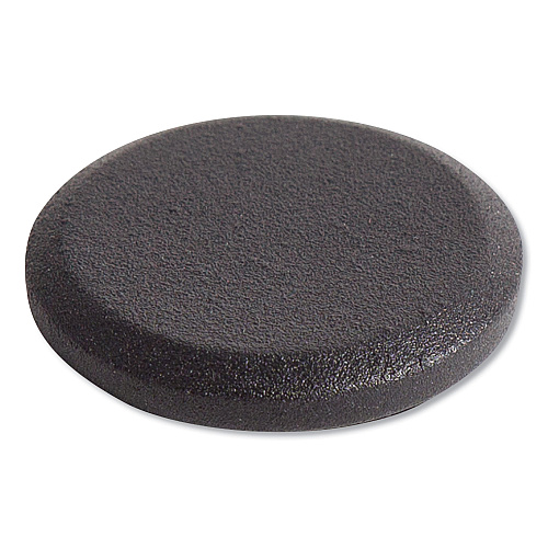 U Brands High Energy Magnets, Circle, Black, 1.25" Diameter, 8/Pack (3021U0012)