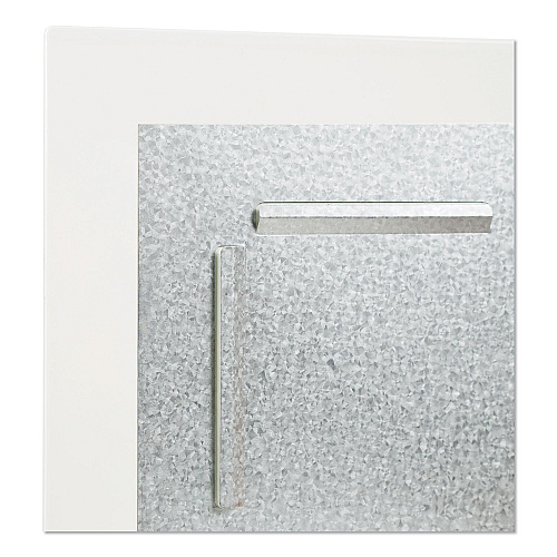 U Brands Floating Glass Dry Erase Undated One Month Calendar, 35 x 35, White (3968U0001)