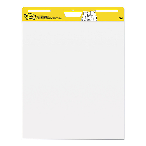 Post-it Vertical-Orientation Self-Stick Easel Pads, Unruled, 25 x 30, White, 30 Sheets, 2/Carton (559)